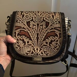 New Brahmin crossbody purse